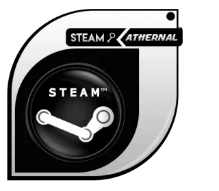 🔑 STEAM Steam, Videojuegos, Gaming, Plataforma, Logo whatsapp sticker