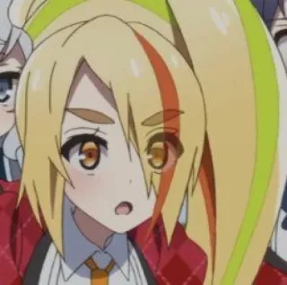 😧 Saki Nikaido Zombie Land Saga Аниме, Зомби, Айдол, Девушка, Милый, Портрет telegram sticker