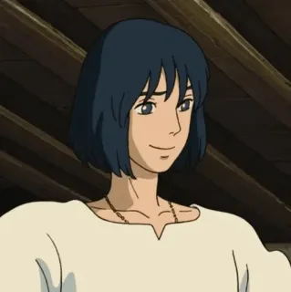 ⚜ Howl Howl's Moving Castle Anime, Personaje, El castillo ambulante, Studio Ghibli, Película, Animación telegram sticker