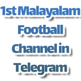 🥇 1st Malayalam Football Channel in Telegram football, malayalam, telegram, channel, sports whatsapp sticker