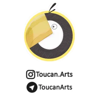 ToucanArts_Javadi telegram stickers
