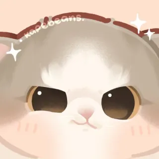 ✨ kapebeans. gato, fofo, adesivo, kawaii, animal, animal de estimação telegram sticker