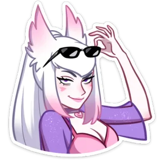 Мари и Хидэ: Медовый месяц :: @stickroom whatsapp stickers
