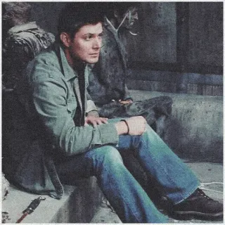 🐚 Dean Winchester Supernatural Dean Winchester, Supernatural, Jensen Ackles telegram sticker