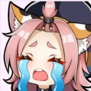 ☹ crying, anime, sad, tears, emotional, kawaii, cartoon, cute telegram sticker