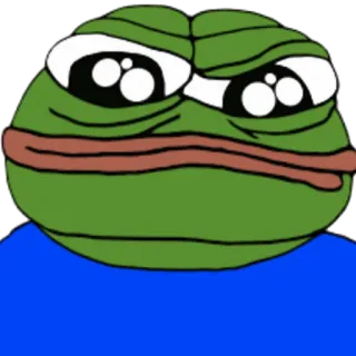 😐 Pepe the Frog ペペ, カエル, ミーム, インターネット, 漫画 telegram sticker