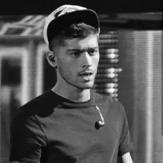 🖇 Zayn Malik 泽恩·马利克, 歌手, 名人, 肖像, 音乐家, 单向组合 telegram sticker