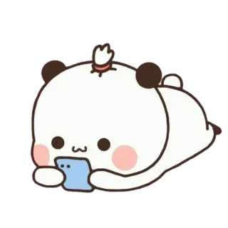 🦋 Panda, Cartoon, Niedlich, Sticker, Spielen, Handy, Tier telegram sticker