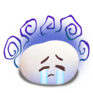 😭 triste, chorando, chateado, lacrimoso, emocional telegram sticker