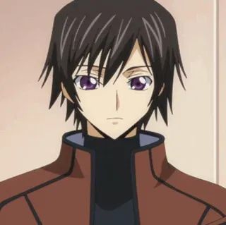 🥀 Lelouch Lamperouge Code Geass 애니메이션, 캐릭터,  를르슈, 코드 기어스, 제로 telegram sticker