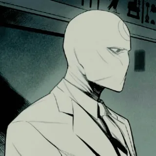 🌙 Moon Knight ตัวละครจากการ์ตูน, มาร์เวล, ซูเปอร์ฮีโร่, มูนไนท์ whatsapp sticker