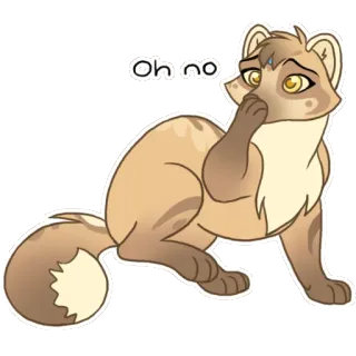 😯 Oh no telegram sticker