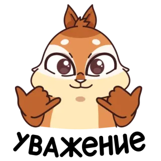 👍 wiewiórka, zwierzę, słodki, kreskówka, znak shaka, wyluzuj telegram sticker