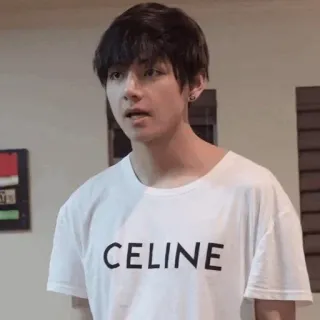 😐 CELINE Mode, T-Shirt, Casual, Promi telegram sticker