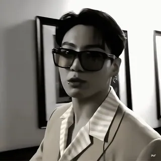 π₯ man, sunglasses, black and white, portrait, fashion, style telegram sticker