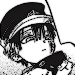🔭 Hanako Toilet-bound Hanako-kun Animé, Manga, Fantôme, Surnaturel, École, Paranormal, Hanako-kun telegram sticker