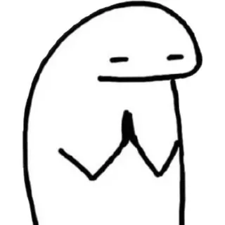 🌟 sticker, character, drawing, minimalist whatsapp sticker
