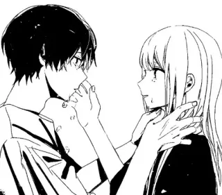 💓 Anime, Manga, Miłość, Romans, Para, Sztuka, Rysunek telegram sticker