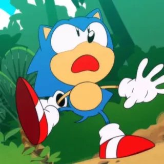 🦔 Sonic the Hedgehog Sonic, Igel, Figur, Cartoon whatsapp sticker