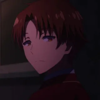 🎲 Ayanokoji Kiyotaka Classroom of the Elite Anime, Escola, Estudante, Personagem whatsapp sticker