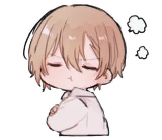 🍼 Аниме, Персонаж, Стикер, Чиби, Злой telegram sticker