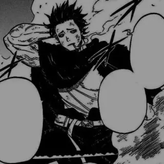⚫️ Yami Sukehiro Black Clover Anime, Manga, Black Clover, Yami Sukehiro, Fumer whatsapp sticker