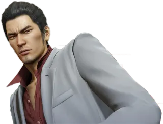 😏 Kazuma Kiryu Yakuza Videogioco, Yakuza, Serio, Personaggio telegram sticker