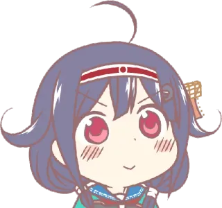 😐 anime, cute, cartoon, chibi telegram sticker