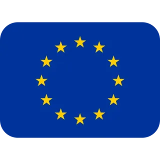 🇪🇺 UE, Europa, bandera, Unión Europea telegram sticker