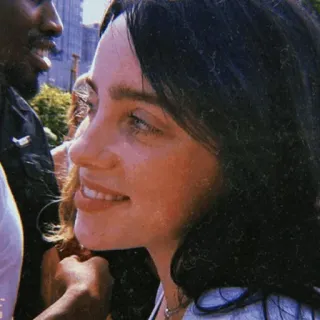 💨 Billie Eilish celebrity, singer, artist, pop star, musician telegram sticker