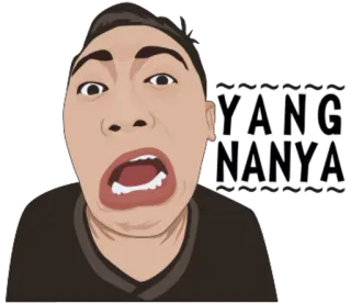 😼 YANG NANYA Meme, Phản ứng, Hài hước, Indonesia telegram sticker