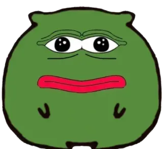 ➰ Pepe the Frog pepe, rana, meme, cultura de internet telegram sticker