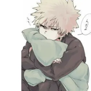 🥱 なんだよ Anime, Manga, Mignon, Oreiller, Cheveux blonds, Dessin animé whatsapp sticker