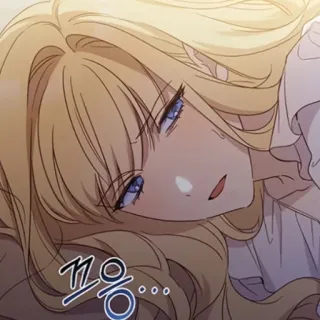 🍡 끄응 漫画, 女性, 金髪, マンガ, 睡眠 telegram sticker