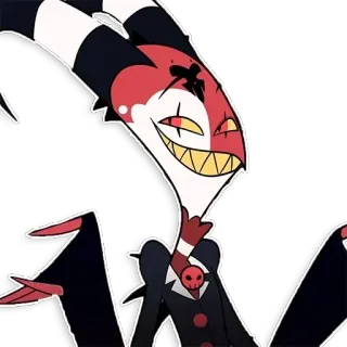 💁‍♂ Blitzo Helluva Boss 악마, 꼬마 악마, 지옥, 만화, 헬루바 보스 telegram sticker