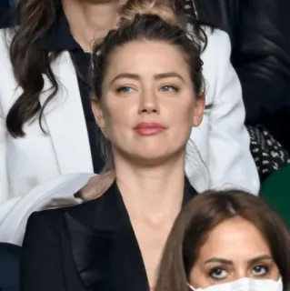 ♟ Amber Heard donna, attrice, ritratto, celebrità whatsapp sticker