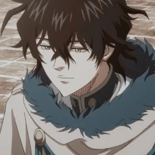 😊 Yuno Black Clover anime, yuno, black clover, mage, wind magic, anime character, fantasy whatsapp sticker