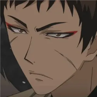 😶 Anime, Manga, Charakter, Porträt, Ernst, Männlich telegram sticker