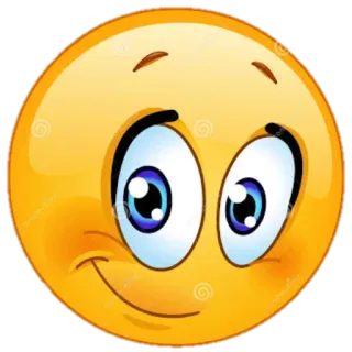 🙂 Emoji, Smiley, Feliz, Dibujo animado telegram sticker