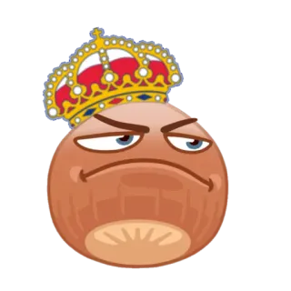 ❤️ Emoji, Krone, Sarkastisch, Ausdruck, Gesicht telegram sticker