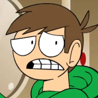 ❓ Edd Eddsworld การ์ตูน, แอนิเมชั่น, แฟนอาร์ต, กังวล, เป็นห่วง whatsapp sticker
