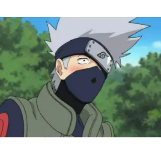 😳 Kakashi Naruto anime, naruto, kakashi, character telegram sticker