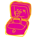 π I G M ring, verloving, sieraden, diamant, cadeau, liefde, bruiloft whatsapp sticker