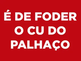 🤡 É DE FODER
O CU DO
PALHAÇO offensivo, volgare, clown, insulto telegram sticker