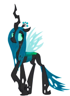 😳 Queen Chrysalis My Little Pony: Friendship is Magic rainha chrysalis, my little pony, monstro, changeling telegram sticker