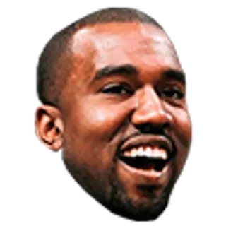 kanye west faces telegram stickers
