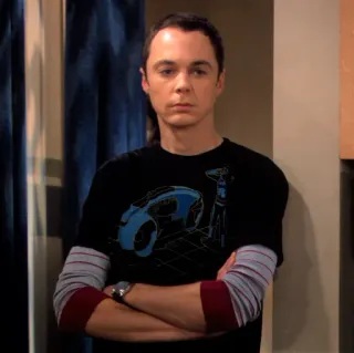 🤔 Sheldon Cooper The Big Bang Theory Sheldon, Cooper, The Big Bang Theory, sitcom telegram sticker