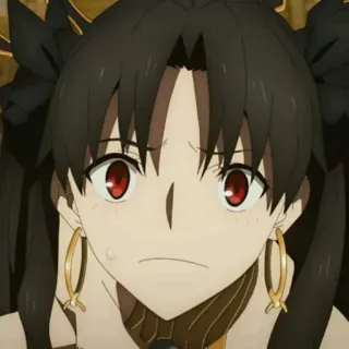 😳 Rin Tohsaka Fate/stay night Anime, Dibujo animado, Personaje, Chica, Rin Tohsaka, Fate/Stay Night telegram sticker