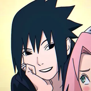 🍙 Sasuke Anime, Naruto, Sasuke, Sakura whatsapp sticker