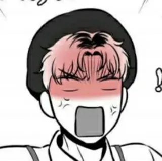 💢 애니메이션, 만화, 화난, 불쾌한, 인물 사진, 캐릭터 telegram sticker